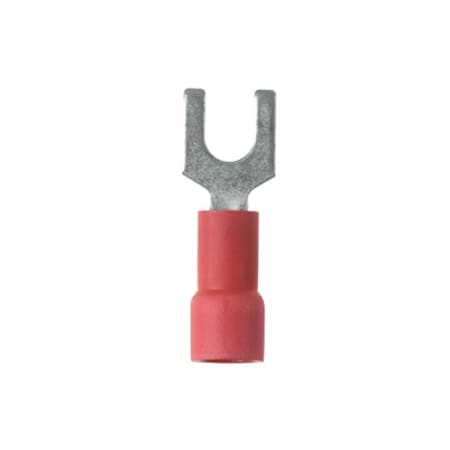 Panduit 22-18 AWG Vinyl Fork Terminal #6 Stud PK1000,  Max. Voltage: 600V PV18-6FX-MY